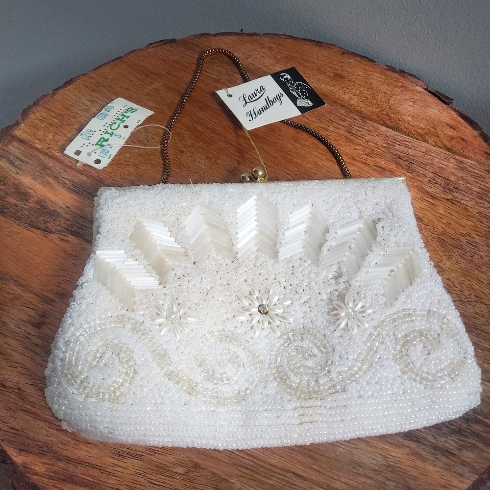 Rare Rich's 1960's Vintage Beaded Laura Handbag